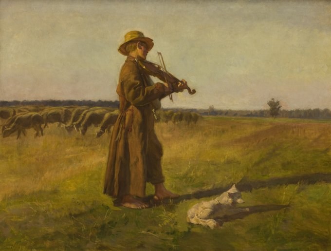 Owczarek, 1897 olej na płótnie Muzeum Narodowe w Krakowie